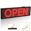Panneau de signalisation LED programmable en P10, 192cm*16cm.